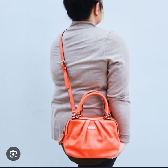 Leather Kate Spade Pink Five Points Kinsey Satchel Tote Bag - Picture 15 of 15